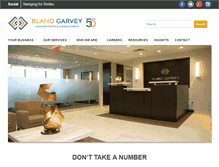 Tablet Screenshot of blandgarvey.com